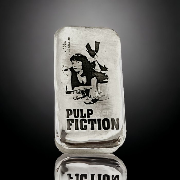 100 grammes - Argent - Pulp Fiction  (Sans Prix de Réserve)