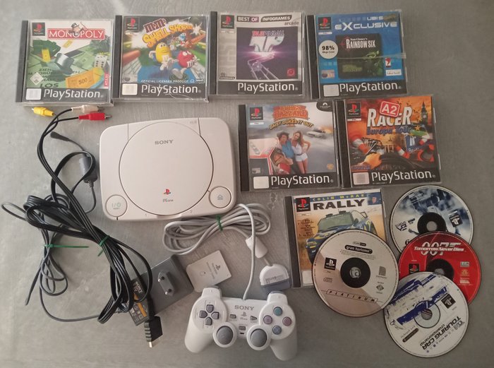 Sony Playstation 1 (PS1) PSOne - Console with games - Without original box  - Catawiki