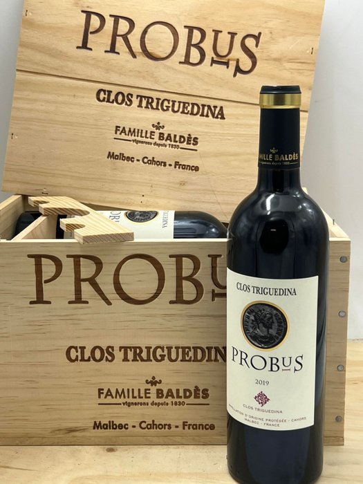 2019 Clos Triguedina 'Probus' Jean-Luc Baldes - Καόρ - 6 Bottles (0.75L)