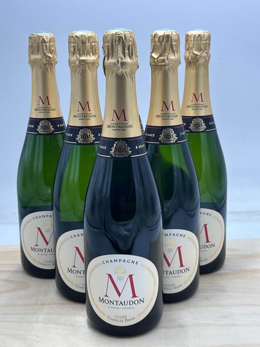 montaudon, Montaudon Cuvée Charles Barr - Champagne Brut - 6 Flaschen (0,75 l)