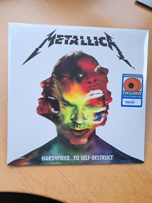 Metallica - hardwired ... to self-destructl Limited edition Exclusive Flame Orange Vinyl (2LP) - Vinylplate - 180 gram - 2016