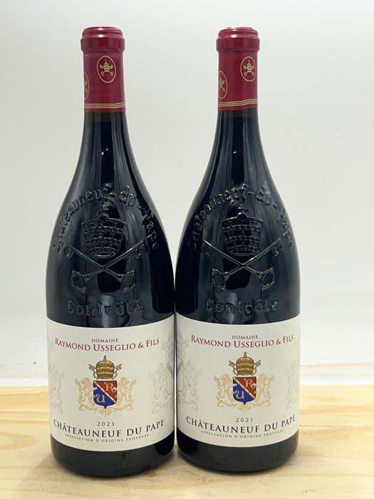 2021 Usseglio Raymond & Fils - 教皇新堡法定產區 - 2 馬格南瓶(1.5公升)