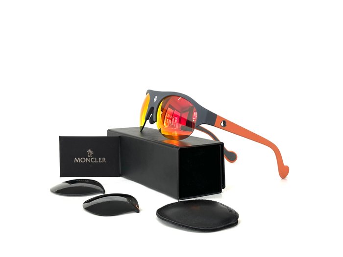 Moncler - Quattromila, ML0050-20C, Cat.3P/3R3**, Polarised / Flash mirrored, interchangeable lenses, Special - Sunglasses
