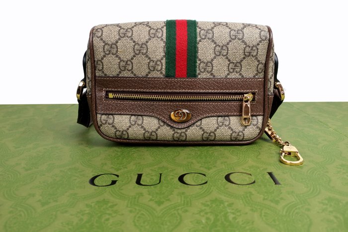 Gucci Ophidia GG Supreme Mini Bag unboxing and what fits 