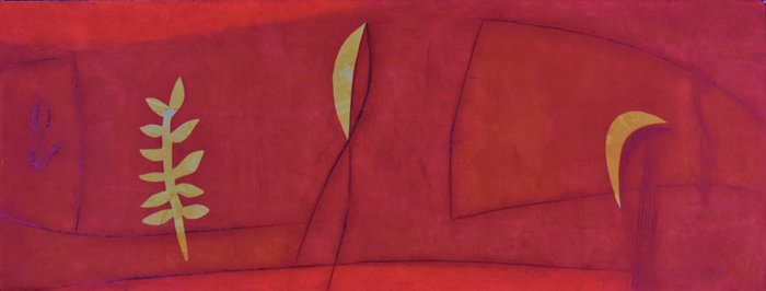 Tommaso Cascella (1951) - Segreta Simmetria Rosso 1