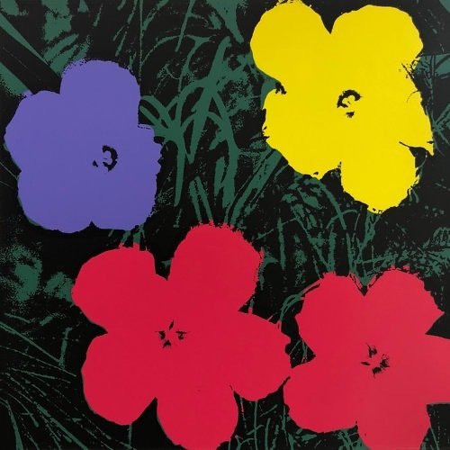 Andy Warhol (after) - 10 Flowers