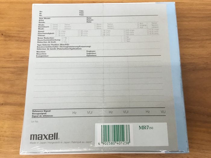Maxell - MR-7 metal - Multiple models - 18 cm reels - Catawiki