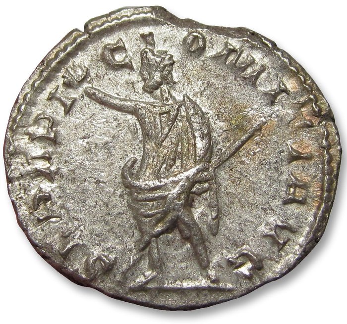 Cesarstwo Rzymskie. Postumus (AD 260-269). Antoninianus Colonia Agrippinensis mint circa 266 A.D. - SERAPI COMITI AVG -