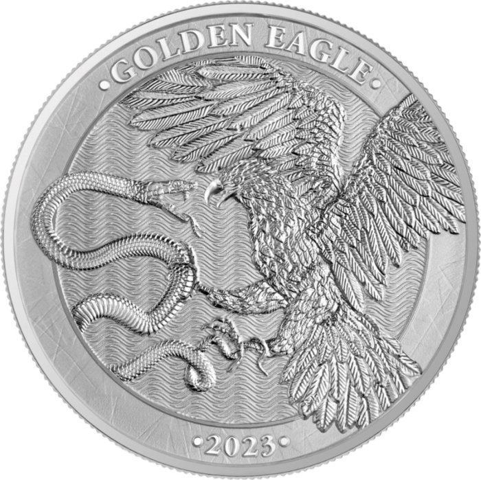 Malta. 5 Euro 2023 "Golden Eagle", with Certificate, 1 Oz (.9999)  (Ei pohjahintaa)