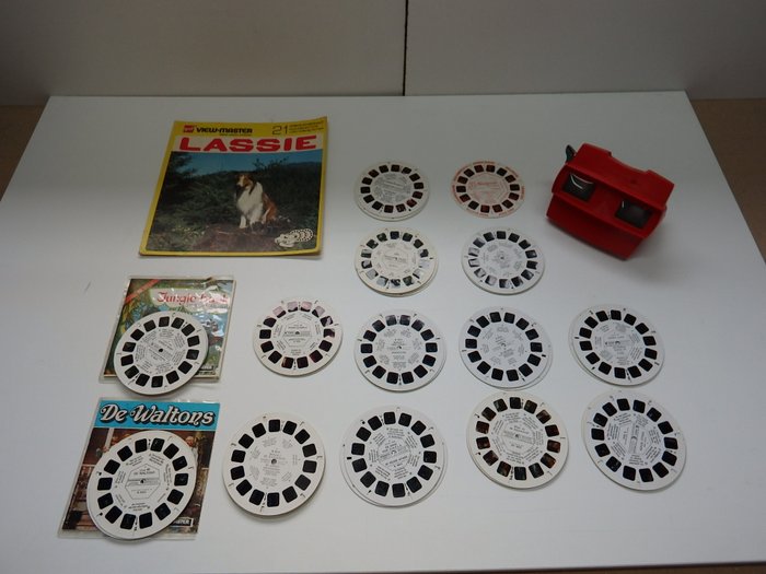 GAF 3D View Master - Stereo Picture Productions + Lot van 14