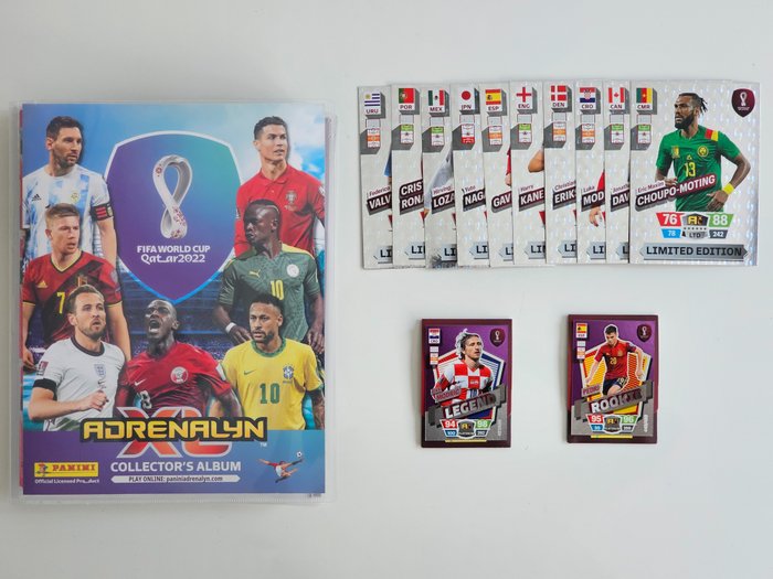 2022 Panini World Cup Adrenalyn XL - Complete Album + 2 Platinum Cards +  Extras - Catawiki
