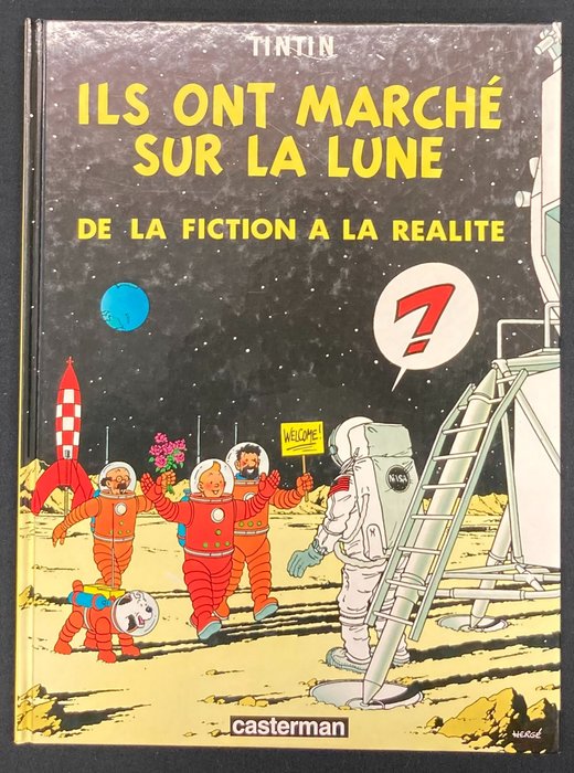 Tintin - Ils ont marché sur la Lune - De la fiction à la réalité - Complet de son supplément - C - Erstausgabe (1985)