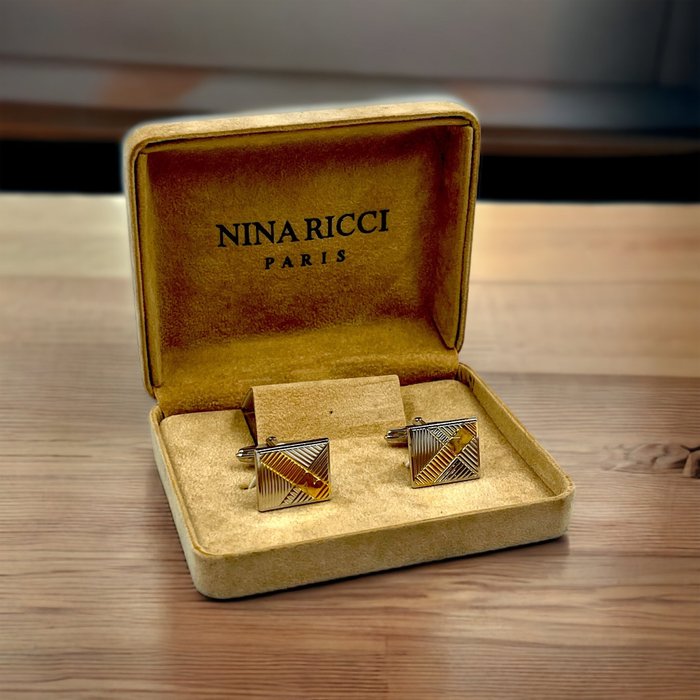 Nina Ricci - Paris - NO RESERVE PRICE - Logo - BOX Cufflinks - Catawiki