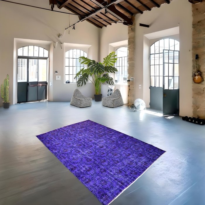 紫色復古-乾淨如新 - 小地毯 - 265 cm - 180 cm