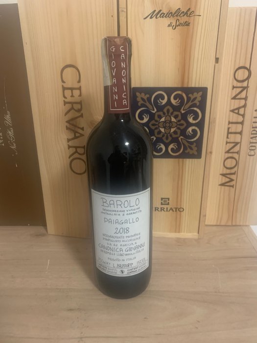 2018 Giovanni Canonica, Paiagallo - 巴羅洛 - 1 Bottle (0.75L)