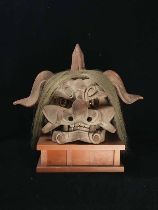 Ornament, Shishigashira 獅子頭 (Lion dance head mask) (1) - Wood