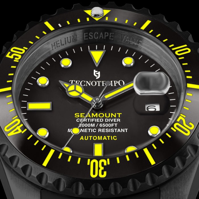 Tecnotempo® - "SEAMOUNT" Automatic Diver 2000M  - Limited Edition - - Senza Prezzo di Riserva - TT.2000S.GBY - Uomo - 2011-presente