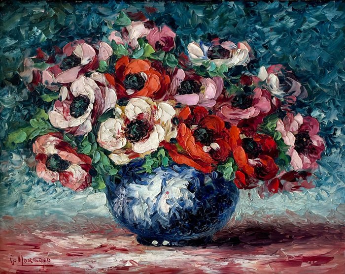 Giovanni Morscio (1880-1943) - Nature morte aux fleurs