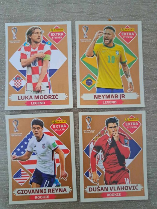Panini Qatar World Cup Extra Sticker 2022 Legend Neymar Jr - BRONZE