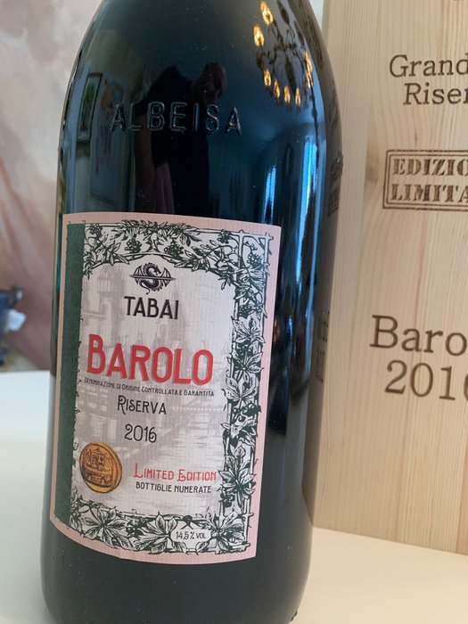 2016 Tabai - Barolo Riserva - 1 Dobbelt Magnum/Jeroboam (3,0 L)