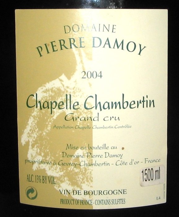 2004 Chapelle-Chambertin Grand Cru - Domaine Pierre Damoy - Bourgogne - 1 Magnum (1,5 L)
