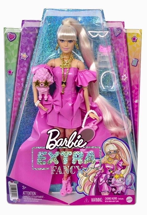 Mattel - Doll Barbie Extra Fancy - Extra Beautiful! - over-the-top, glammed  out red-carpet looks - NEW! - Catawiki