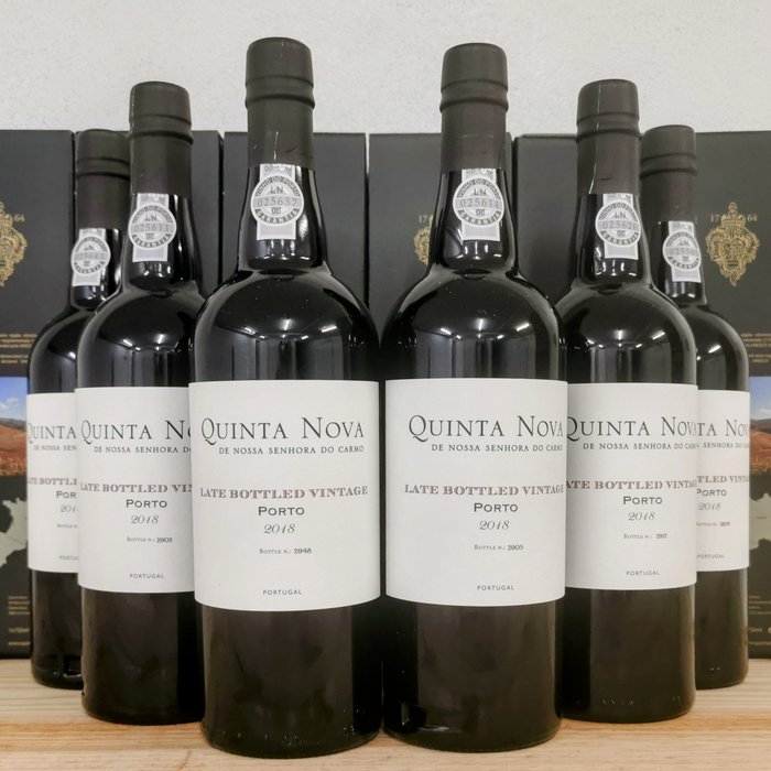 2018 Quinta Nova - Douro Late Bottled Vintage Port - 6 Garrafas (0,75 L)