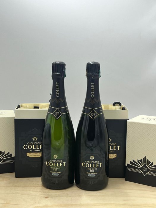 2012 Collet, Grand Cru Ay Collection Privée - Champagne Brut - 2 Flaschen (0,75 l)