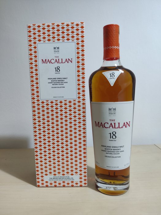 Macallan 18 years old - Colour Collection - Original bottling  - 700 ml