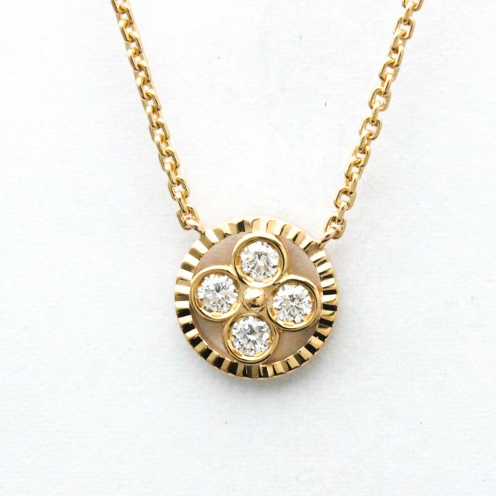 Louis Vuitton 18K Rose Gold and Diamond Blossom BB Pendant Necklace Louis  Vuitton