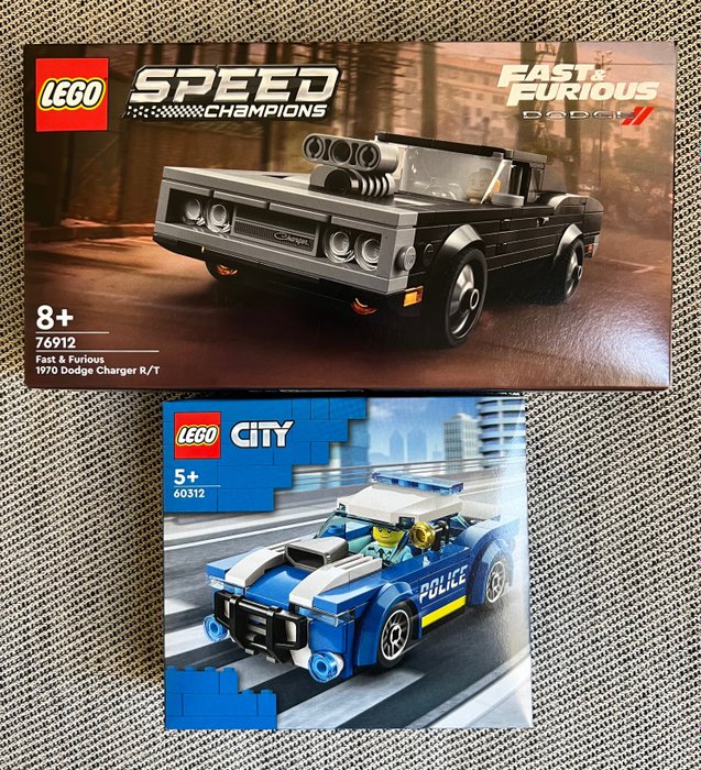 LEGO - Speed Champions, City - 76912 - 60312 - Fast & Furious 1970 Dodge  Charger R/T, Police Car - Catawiki