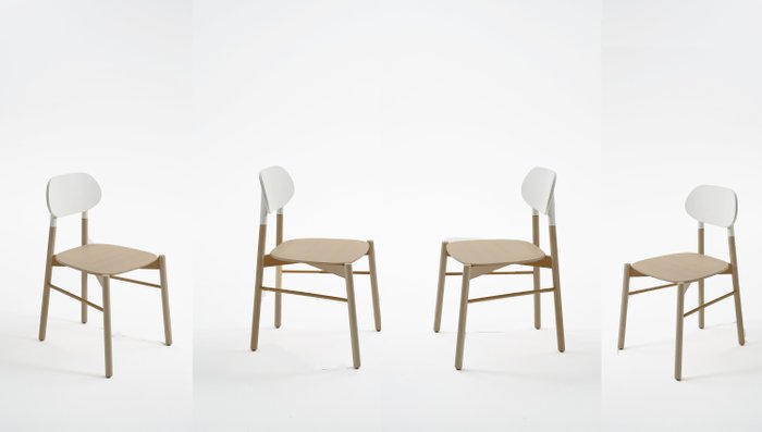 Colé Italia - Bellavista & Piccini - 椅子 (4) - 木肯椅 金色 - 漆