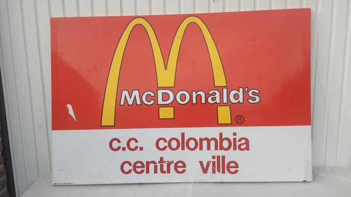 McDonald reklametavle - Emalje