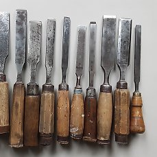 scalpelli per legno (10) - Ferro (ghisa/battuto), Legno - Catawiki