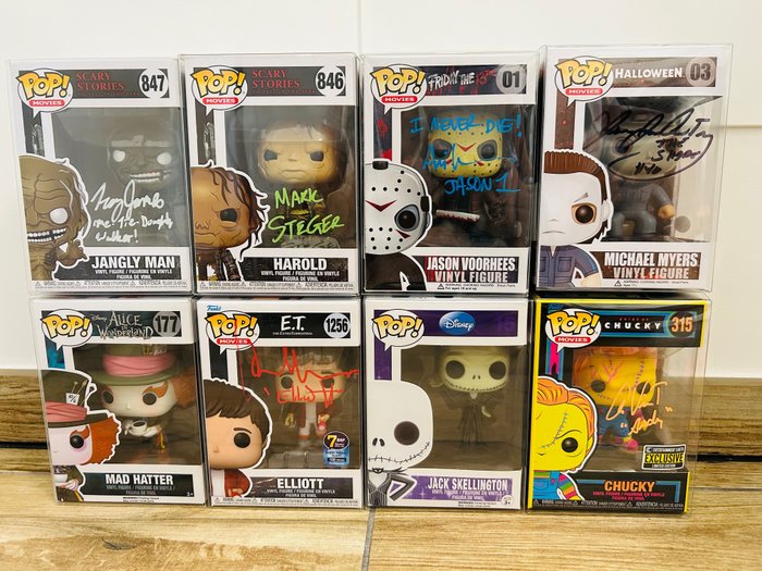 Funko Pop! - Horror Collection - Rare And Signed With COA - 2000-present -  Catawiki