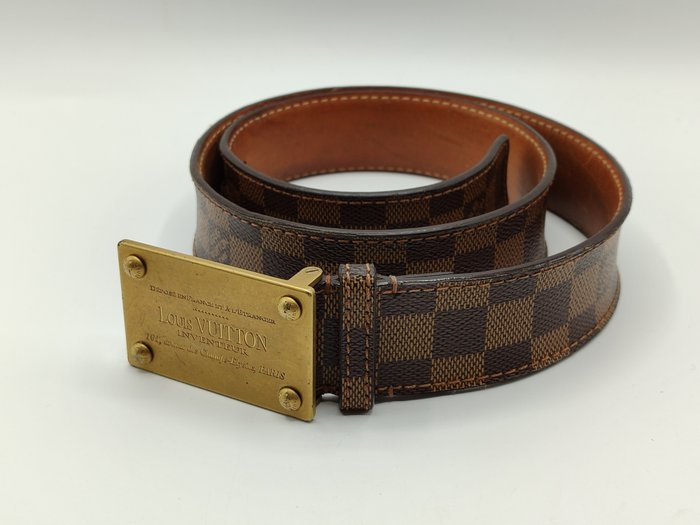Louis Vuitton Inventeur Gold Belt