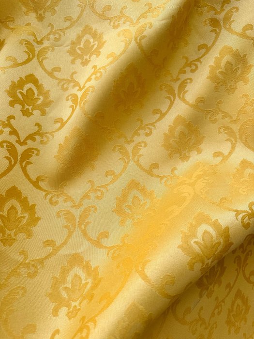 Venetiansk damask stof i guldmedaljon - Tekstil  - 6 m - 1.4 m