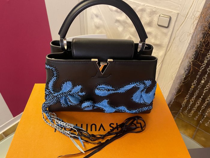Louis Vuitton Nicholas Hlobo Artycapucines Limited Edition Handbag w/