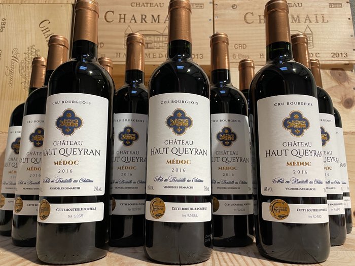 2016 Château Haut Queyran - Medoc Cru Bourgeois - 12 Bottles (0.75L)