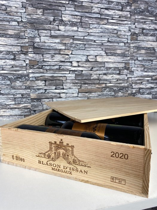 2020 Blason d'Issan, 2nd wine of Château d'Issan - Margaux - 6 Pullot (0.7 L)