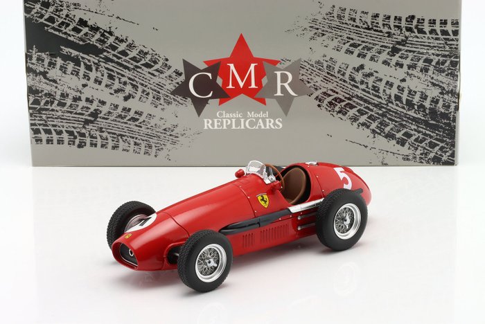 CMR Classic Model Replicars 1:18 - Coche de carreras a escala - Ferrari 500 F2 #5 Formula 1 Winner British GP 1953 - Alberto Ascari