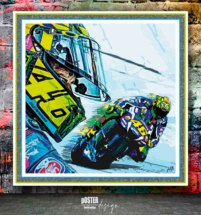 MotoGP - Valentino Rossi - 2023 - Poster - Catawiki