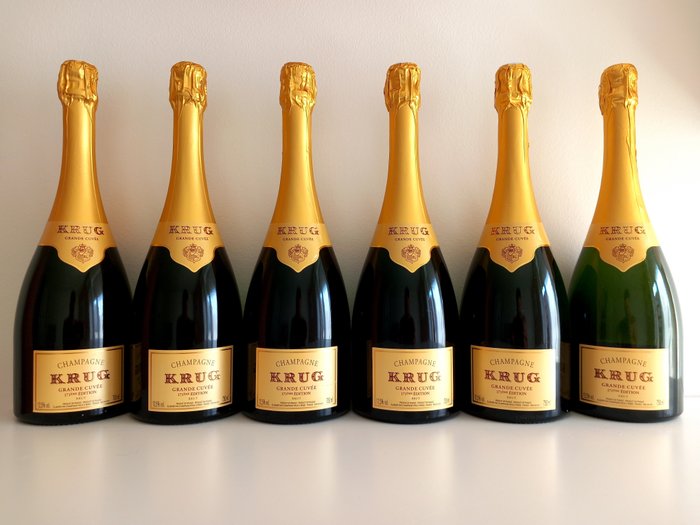 Krug, Grande Édition (0.75L) - Cuvée Bottles 6 171ème Champagne Catawiki Brut - 