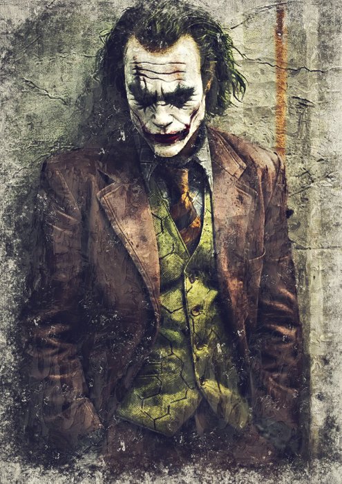 Boriani - The Dark Knight - Joker, oil limited edition 3/5