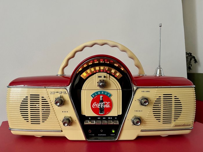 Coca Cola - Corvette Overdrive - Portable cassette recorder-player / Radio