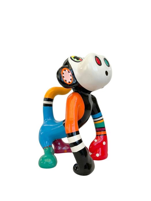 Jacky Zegers - Burki - Figurină - Pop art monkey - Rășină/Poliester