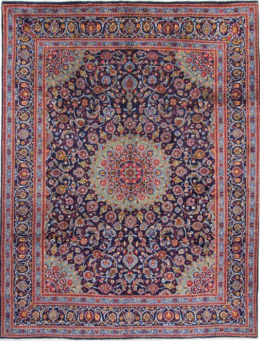 Kashan Cortiça Fina - Tapete - 390 cm - 300 cm