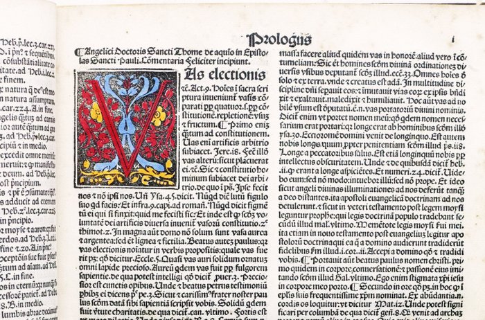 Tommaso d'Aquino - Epistolas - 1498