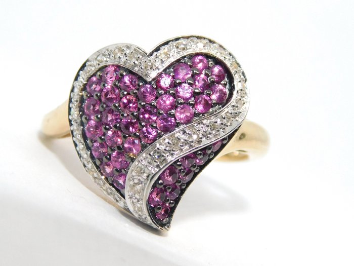 Ring Rubin - Diamant 