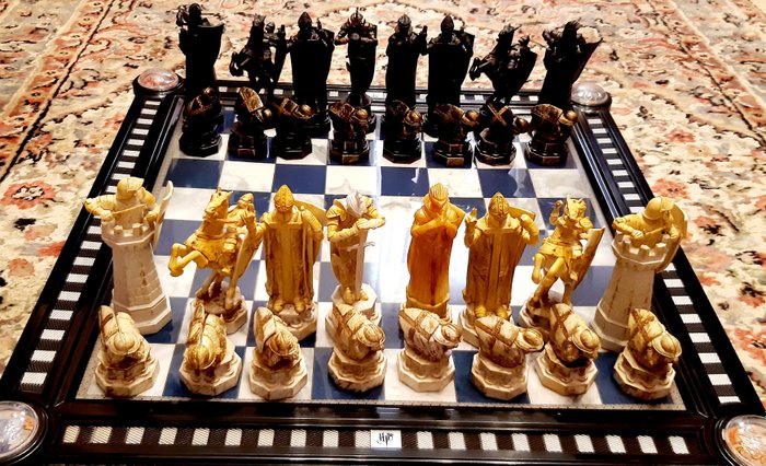 Chess set (33) - Set di scacchi Harry Potter - De Agostini - Harry Potter  chessboard - Catawiki